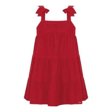 Imagem de Vestido Infantil Menina Malha Amsterdan Alakazoo Ref. A5311-Feminino
