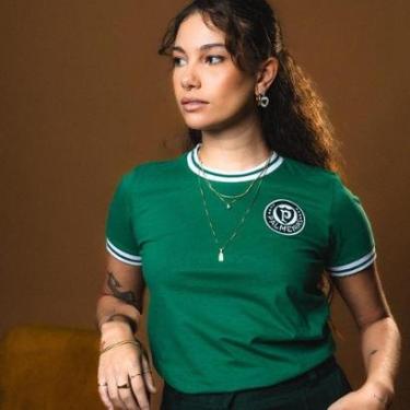 Imagem de Camisa Palmeiras Retrô 1973 Verde Feminina-Feminino