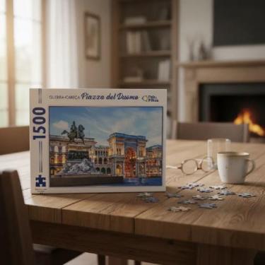 Imagem de Jogo Quebra-Cabeça Piazza del Duomo 1500 Peças - Pais&filhos - Pais & 