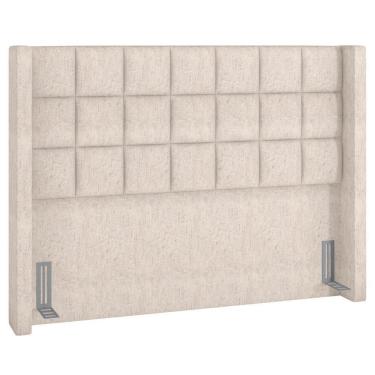 Imagem de Cabeceira Cama Box Casal Queen 160cm Pisa P02 Linho Cru - Mpozenato