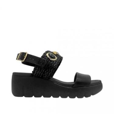 Imagem de Sandália Anabela Moleca 5536110, Preto, 36