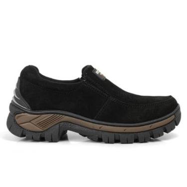 Imagem de Tênis Bota Adventure Masculino Couro Legitimo Palmilha Gel Conforto-Masculino