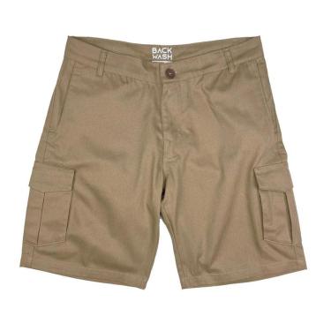 Imagem de Bermuda Passeio Back Wash Cargo Sarja Caqui-Masculino