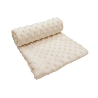 Imagem de Manta Bebe Cobertor Pipoquinha Simples Macia Quentinha Menor Preço - N