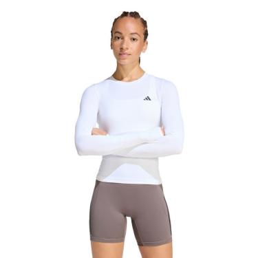 Imagem de Camiseta Adidas Manga Longa Power Essentials Workout Contour Feminina-Feminino