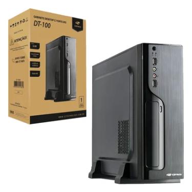 Imagem de Gabinete Slim C3tech Dt-100bk, Micro-atx, C/ Fonte 200w