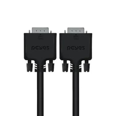 Imagem de Cabo De Video PCYES Pvm15-2 VGA 15 Pinos Macho Para VGA 15 Pinos Macho 28awg Puro Cobre...