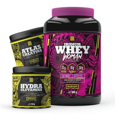 Imagem de Combo Hipertrofia Woman - Whey Woman + Creatina 150g + Glutamina 150g-Unissex
