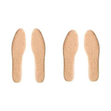 Imagem de Palmilhas Quentes Ajustáveis De Lã Grossa E Cashmere De Algodão Para B