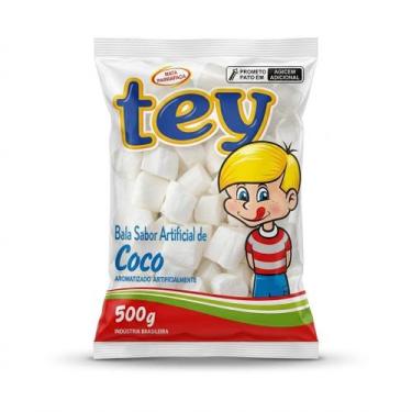 Imagem de Bala Coco Tey 500G Macia Aerada Sabor Coco Lanche