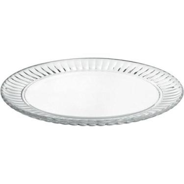 Imagem de Prato Bolo Boleira Redondo Home&co Vidro 2x31cm Transparente - HOME & 