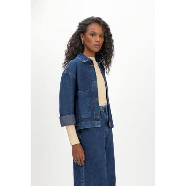 Imagem de Jaqueta jeans feminina Essendi