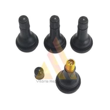 Imagem de Kit 04 Bico Válvula Para Pneu Sem Câmara Tr 415 Fusca Kombi - Vitória 