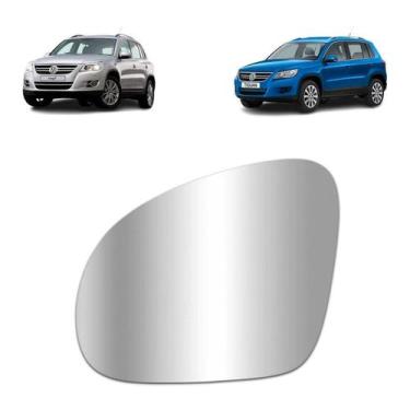 Imagem de Refil lente espelho retrovisor volkswagen tiguan 2007 a 2015 lado esqu