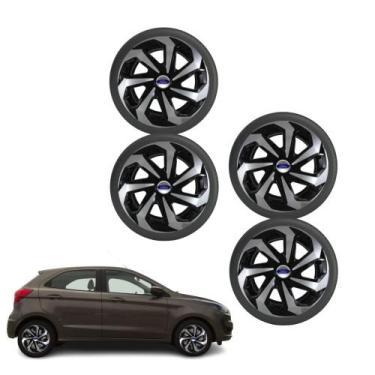 Imagem de Kit 4x Calotas Spider Aro 14 Ford Fiesta Ecosport Ka Focus - ELITTE MO