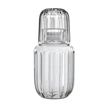 Imagem de Jarra Moringa Vidro 600ml c/ Copo 200ml p/ Água Dubois Luxo - FULL FIT