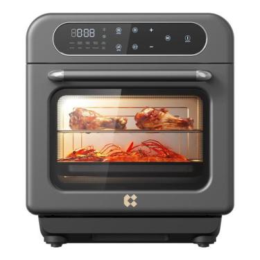 Imagem de Forno a vapor CIARRA Countertop 12L com fritadeira de ar 8 em 1 cinza