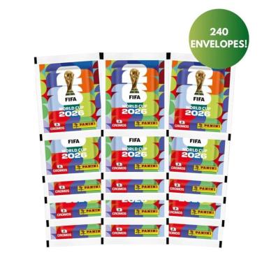 Imagem de Kit Figurinhas Copa Do Mundo  2026 (240 envelopes)