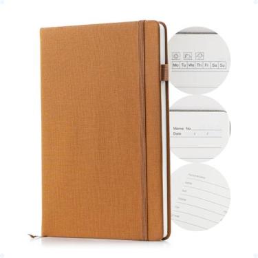 Imagem de Caderneta A6 Executivo Tipo Moleskine Mini Caderno De Bolso - Hxt, Mar