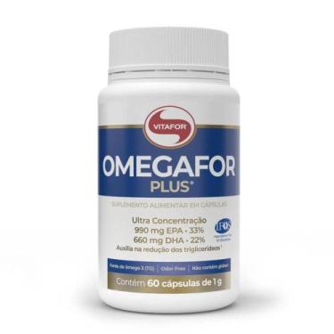 Imagem de Omegafor Plus Vitafor Ômega 3 Concentrado EPA DHA em cápsulas
