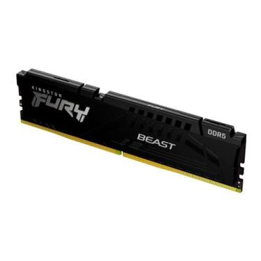 Imagem de Memória RAM Kingston Fury Beast, 16GB 6000MT/s DDR5 CL36, DIMM, Preto,