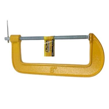 Imagem de Grampo Fixacao Tipo C Multiuso Sargento Beltools 8 Pol - BELENUS