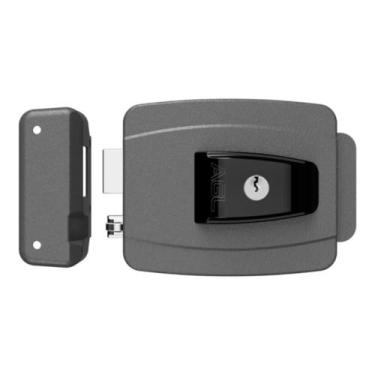 Imagem de Fechadura al100r simples 42mm reversivel grande cinza agl