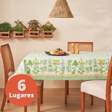 Imagem de Toalha de Mesa Quadrada 6 Lugares Várias Estampas Lepper 1,40x2,10m   
