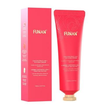 Imagem de Creme modelador de cabelo FUNAN Cactus Fruit 150mL 3 em 1