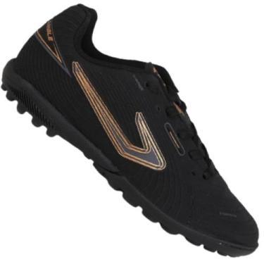 Imagem de Chuteira Society Topper Drible Vi Masculina, Preto, 43