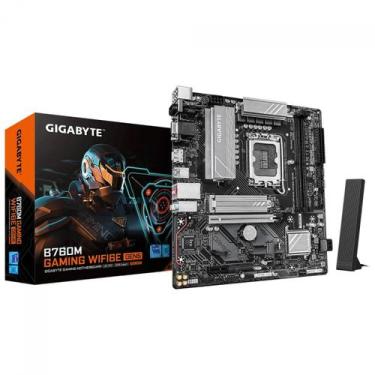 Imagem de Placa Mãe Gigabyte B760M Gaming WIFI6E GEN5, Chipset B760, Intel LGA 1