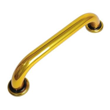 Imagem de Alças Barra De Apoio 40cm Banheiro Idoso Deficiente Dourado - Montelar