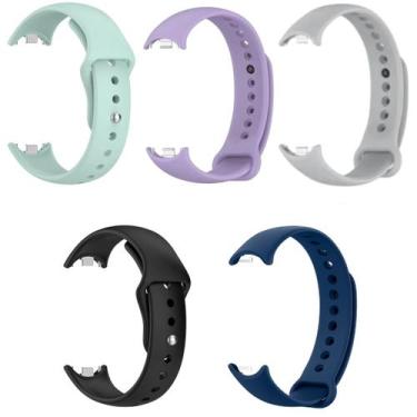 Imagem de Kit Atacado 5 pulseiras Para Relógio Xiaomi Mi Band 8 9 10 - 01Smart, 
