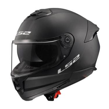 Imagem de Capacete ls2 ff808 stream 2 monocolor preto fosco com oculos interno, 