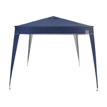 Imagem de Tenda Gazebo 3 x 3m Dobravel Aluminio - AZUL - BEL