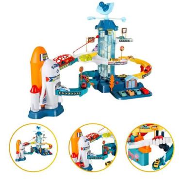 Imagem de Pista de carrinho dinossauro park tunel elevador carro rampa - Arca di
