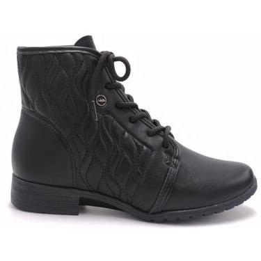 Imagem de Coturno Feminino Cano Curto Dakota D2181, Preto, 35