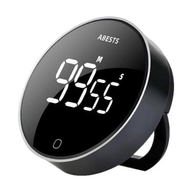 Imagem de Cronometro Digital De Tempo Timer Volume Ajustável 2 Em 1 Luz Led Trei