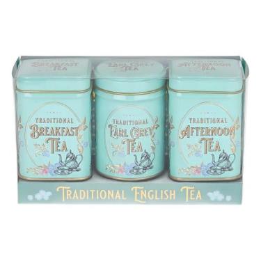 Imagem de Chá Granel New English Teas Tlanchalahua 3 Latinhas