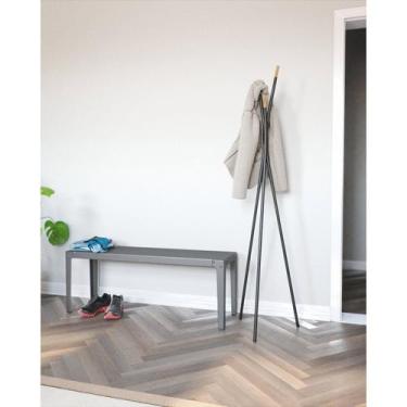 Imagem de Cabideiro Proa em Aço Resistente 170cm Preto/Fosco