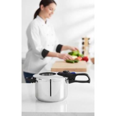 Imagem de Panela Pressão Inox 6L c/ Visor Segurança Rápida Fogão Todos - Congrat