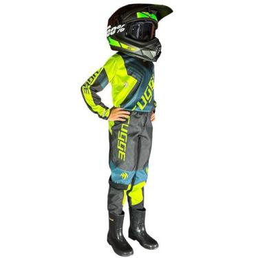 Imagem de Conjunto infantil rugge azul neon, Azul neon, 10