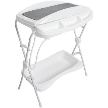 Imagem de Banheira de Bebe Desmontavel com Trocador Kiddo Shower II Cinza