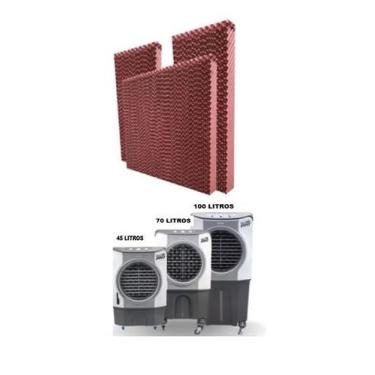 Imagem de Kit Placas Evaporativas Colmeia Compatível Com Climatizador Ventisol 4
