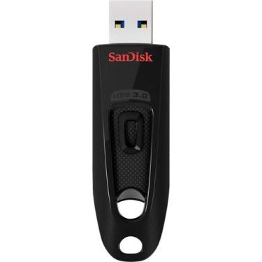 Imagem de Pen Drive SanDisk - Unidade Flash Ultra 256GB USB 3.0 - Preto-SDCZ48-2