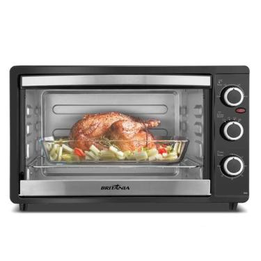 Imagem de Forno Elétrico Britânia 36L BFE41P Dupla Resistência 1500W 127V Preto,