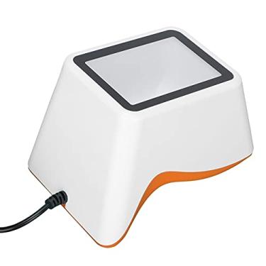 Imagem de Scanner de código de barras de mesa 2D 1D, plataforma com fio USB, mãos livres, leitor automático de código de barras para loja, loja, supermercado, dispositivos de dinheiro de restaurantes