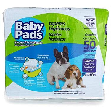 Imagem de Baby Pads Tapete Higiênico Para Cães 50 Unidades Azul