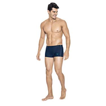 Imagem de Hidroshort, Speedo, Contrast, Lycra lisa Xtra Life, tamanho GG3 - Azul