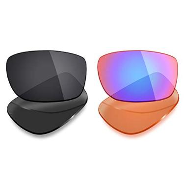 Imagem de 2 pares de lentes polarizadas de substituição da Mryok para óculos de sol Oakley Splinter – Opções